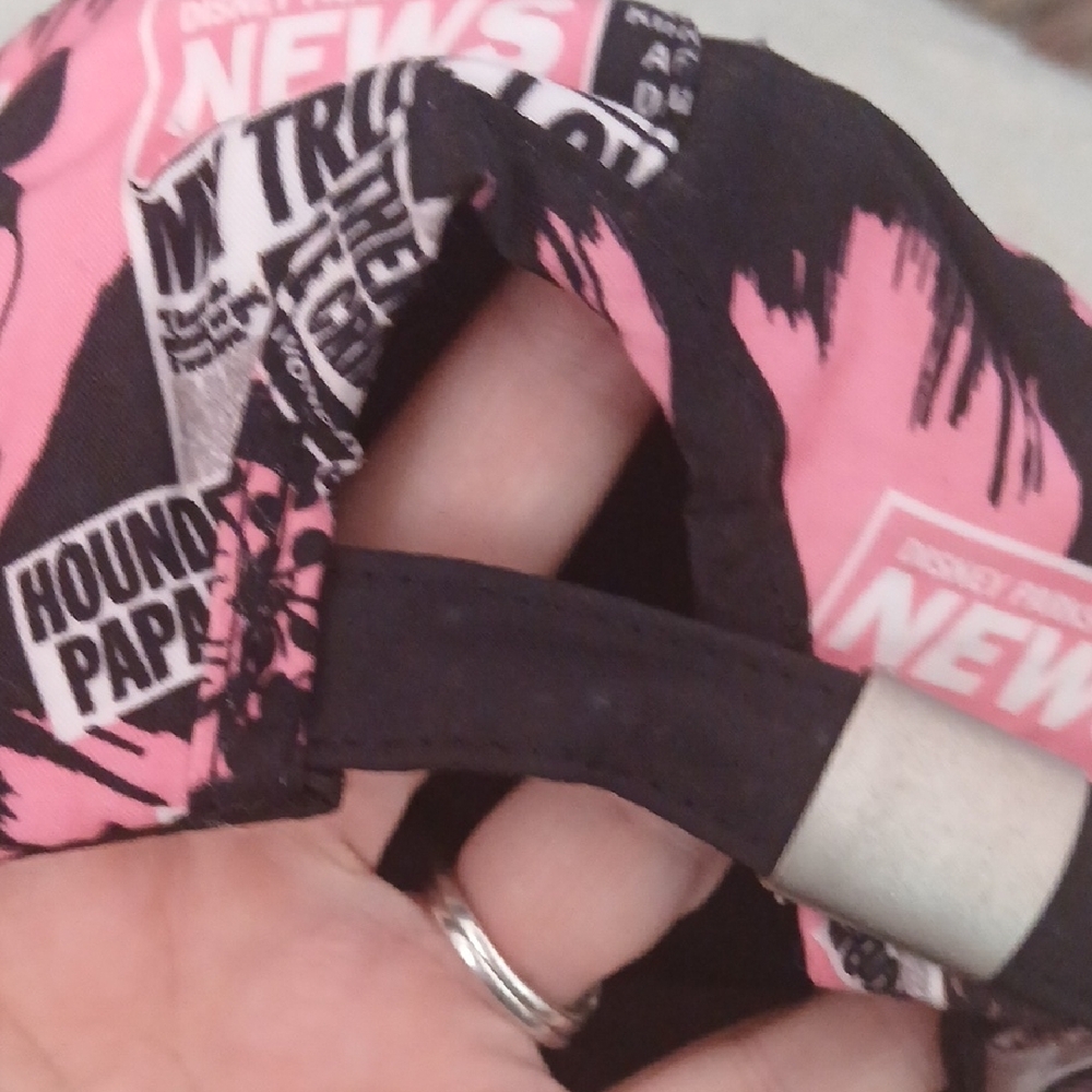Disney Parks News Mickey Mouse Pink and Black Hat - Picture 5 of 7